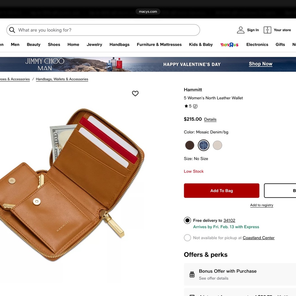 Hammitt Wallet NWT - Picture 6 of 7